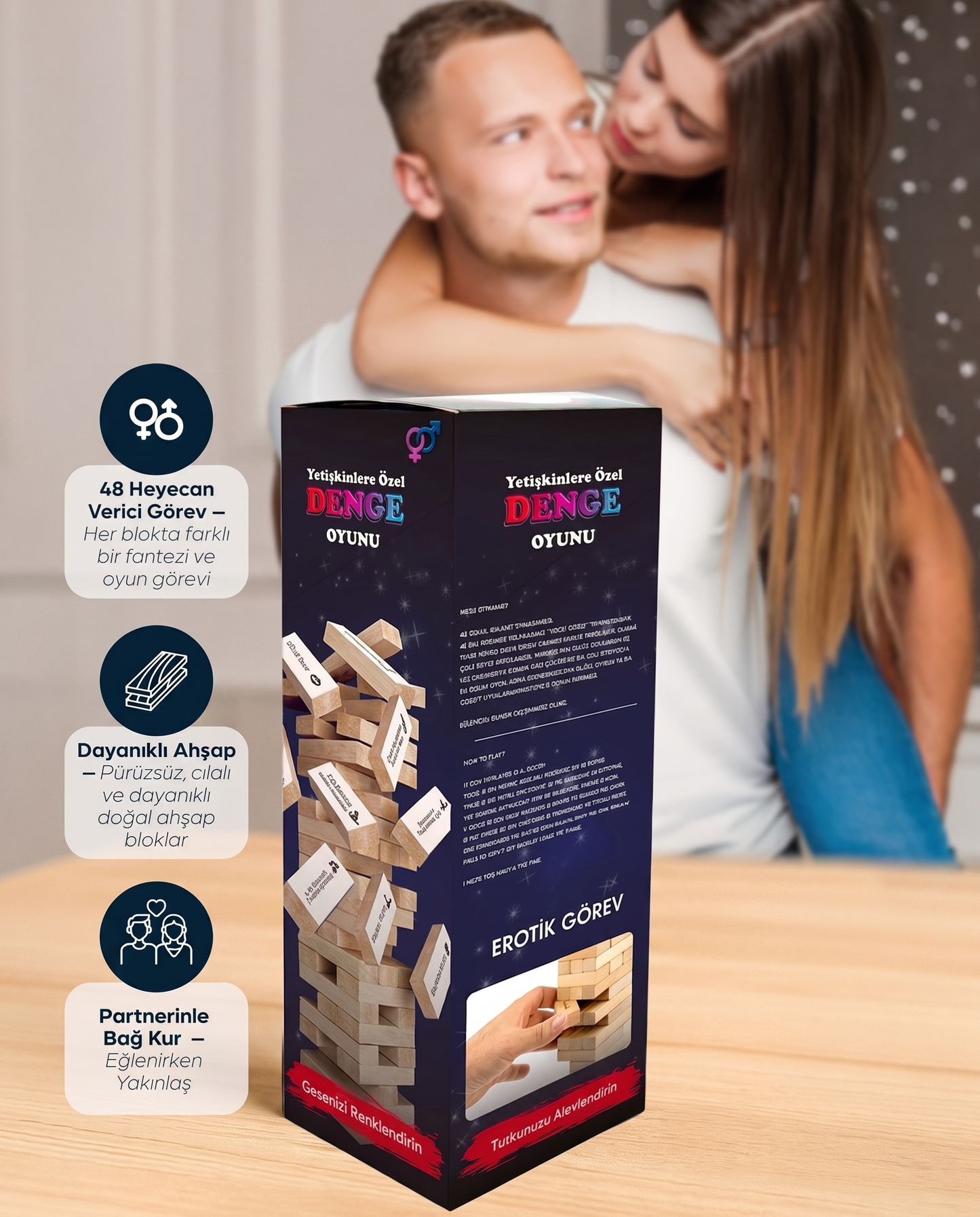 Povetic™ Erotik Jenga