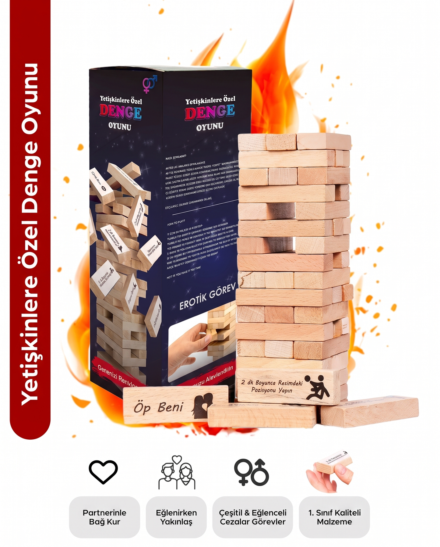 Povetic™ Erotik Jenga